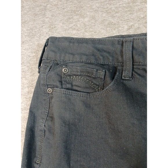 NYDJ Jeans Women Sz 18P Black Clarissa Slim Ankle Denim Stretch Lift & Tuck Tech - Picture 2 of 9